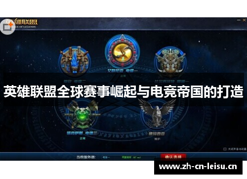 英雄联盟全球赛事崛起与电竞帝国的打造